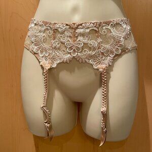 Lise Charmel Floral Dressing Garter Belt Amber